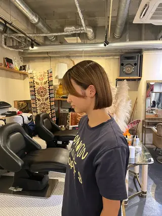 ショート SPUR ふうのヘアスタイル
