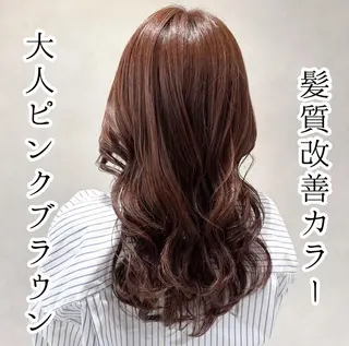 ロング カラー 大人レイヤー& 透明感カラー💄のヘアスタイル