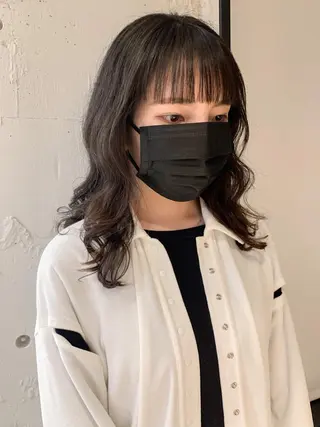 ミディアム カラー ヘアアレンジ yuka .のヘアスタイル