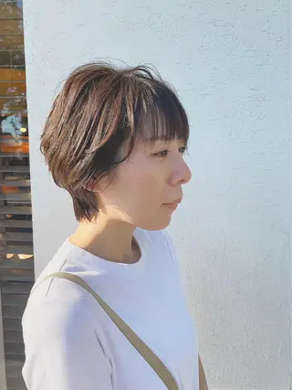 カラー 優子/ 似合わせカットカラーのヘアスタイル