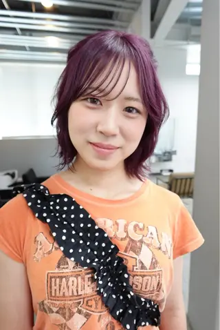 カラー 御器所/透明感カラー sauのヘアスタイル