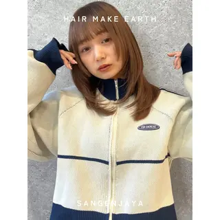 ロング hair make earth 🌀のヘアスタイル