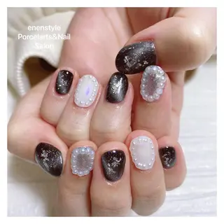 ショート ネイル 🐾enen style 🐾のネイルデザイン