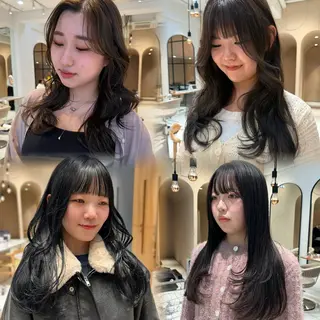 ロング mika /ミディア ムレイヤー/メンズのヘアスタイル