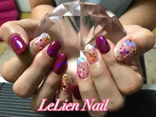 ネイル モチの良さ◉ フィルインネイル♡のネイルデザイン