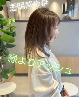 カラー レイヤーカット/美髪 矯正🫧/中本輝人のヘアスタイル