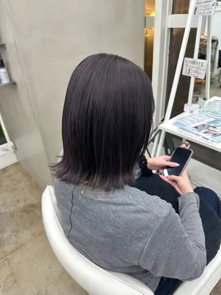 ミディアム aisa /札幌/艶カラー🎀のヘアスタイル
