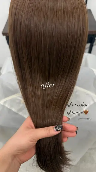 ロング 透明感暖色カラー🥣 rico💗のヘアスタイル