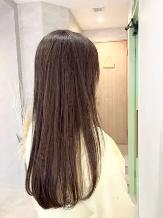 ロング カラー 須賀 知穂のヘアスタイル