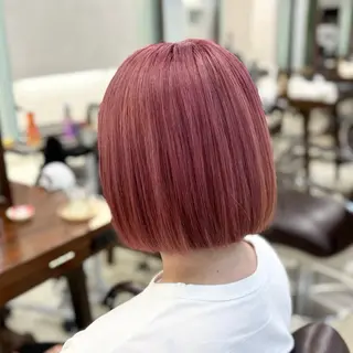ショート カラー はるな/透明感カラー /暖色カラーのヘアスタイル