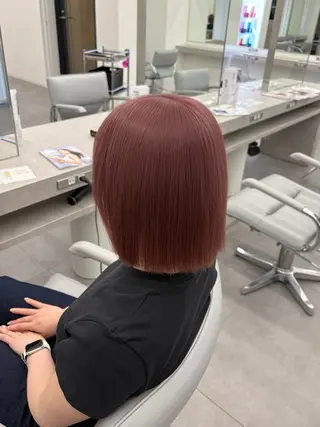 ショート カラー 🍀透明感ナチュラル カラー🍀じゅんのヘアスタイル