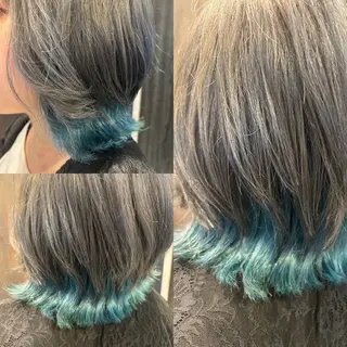 ミディアム カラー 工藤 希のヘアスタイル