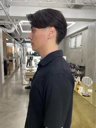 メンズ メンズカット パーマ[佐橋]のヘアスタイル
