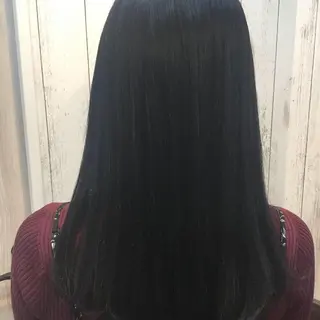 セミロング カラー パーマ 金崎 新吾のヘアスタイル