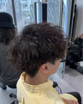 ショート パーマ メンズ メンズ特化SHION モテ髪作ります💎✨のヘアスタイル