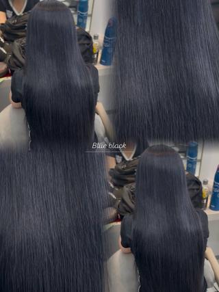 ロング 薄井舞|ハイトーン× エクステの神様のヘアスタイル