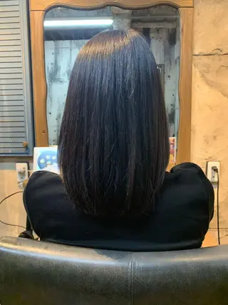ミディアム repose日本橋 室町のヘアスタイル