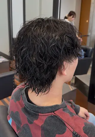 パーマ メンズ 入本 翼のヘアスタイル