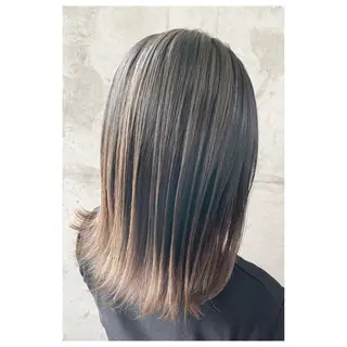セミロング カラー パーマ ヘアアレンジ メンズ キッズ TopStylist ✂︎ YUKAのヘアスタイル