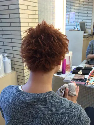 ショート カラー メンズ 高橋 聖羅のヘアスタイル