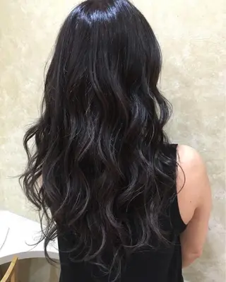 ショート ミディアム セミロング ロング カラー 沖 宜志のヘアスタイル