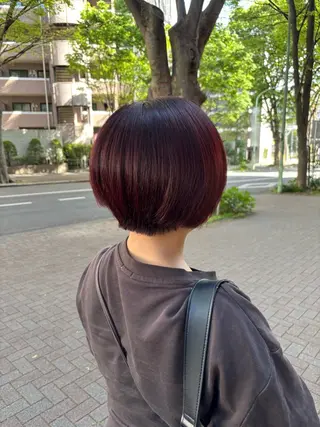 ショート カラー 🌸暖色髪質改善 MEI🌸のヘアスタイル