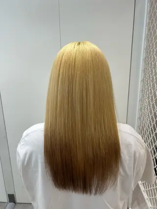 ロング himari💜 酸性ストレートのヘアスタイル