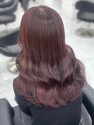 カラー girlな暖色ヘア 🪽🫧ハルナ🎀のヘアスタイル