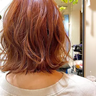 ミディアム カラー ヘアアレンジ 【ダメージレス施術】 【透明感】北村 拓也のヘアスタイル