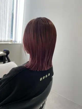 ミディアム hair salonのヘアスタイル
