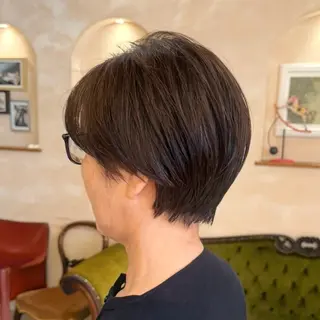 ショート ショートカット / 銀座/ 青山莉奈のヘアスタイル
