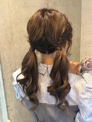 ロング ヘアアレンジ 美髪× ヘアセット✨Araiのヘアスタイル