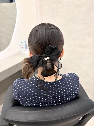 ミディアム ほのか./ヘアセット /艶カラーのヘアスタイル
