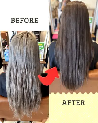 カラー 沖本 あやののヘアスタイル