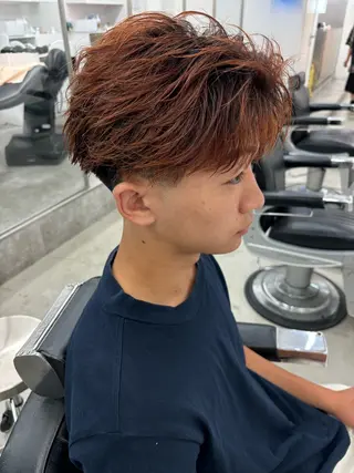 カラー パーマ メンズ 土岐/メンズ専門 パーマ特化美容師🔥のヘアスタイル