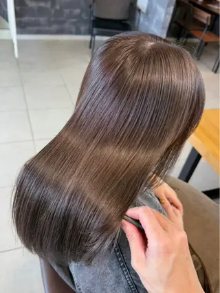 ミディアム カラー 🤎柔らかモテカラー 🌟佐藤壮也🌟のヘアスタイル