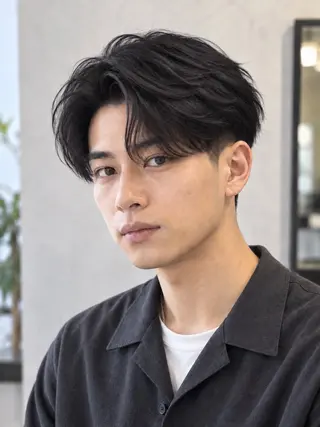 ショート パーマ メンズ メンズパーマ特化 TAKE新宿のヘアスタイル