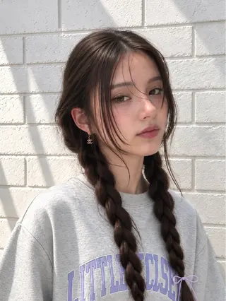 ロング ヘアアレンジ LITTLE CLOSETのヘアスタイル