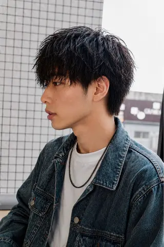 ショート パーマ メンズ matsui ／ anheloのヘアスタイル