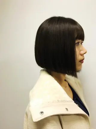 ミディアム 丹羽大喜 縮毛矯正/美髪矯正のヘアスタイル