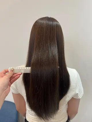 ロング カラー chiba/艶カラー /ザクザクレイヤーのヘアスタイル