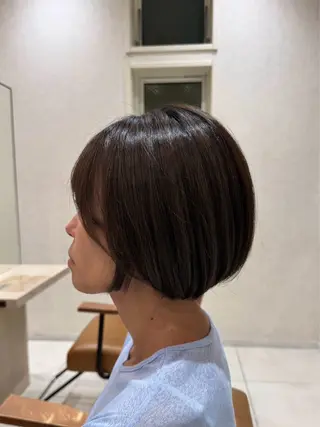 ショート ⭐️うる艶カラー 募集　まゆ⭐️のヘアスタイル