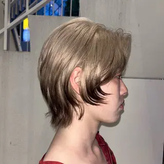ショート カラー 透明感ダブルカラー ×レイヤー🌝リオのヘアスタイル