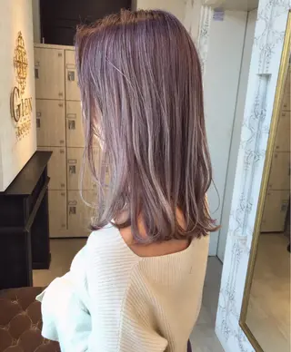 ミディアム 小濱 ありすのヘアスタイル
