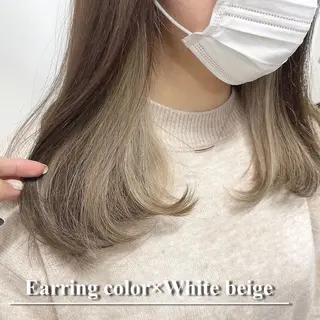 セミロング カラー 透明感カラー/ レイヤー　YUKAのヘアスタイル