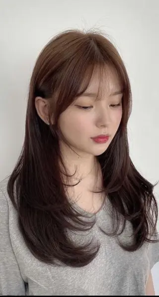 ロング 韓国好き🇰🇷 美容師MIKUのヘアスタイル