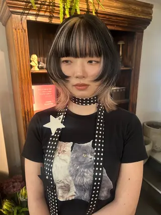 ミディアム カラー デザイン/アレンジ ❤︎イシイレイのヘアスタイル