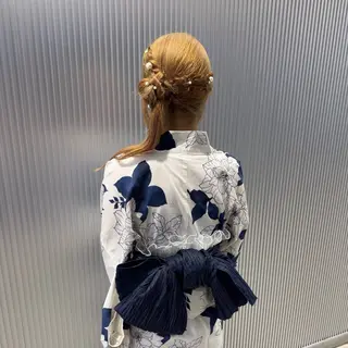 ヘアアレンジ 横浜/透明感カラー/ 𝐬𝐡𝐢𝐨𝐧のヘアスタイル