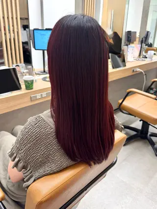 ロング カラー けー すけのヘアスタイル