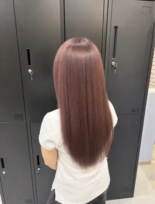 ロング カラー 透明感カラー/ ブリーチ🩰🪽のヘアスタイル